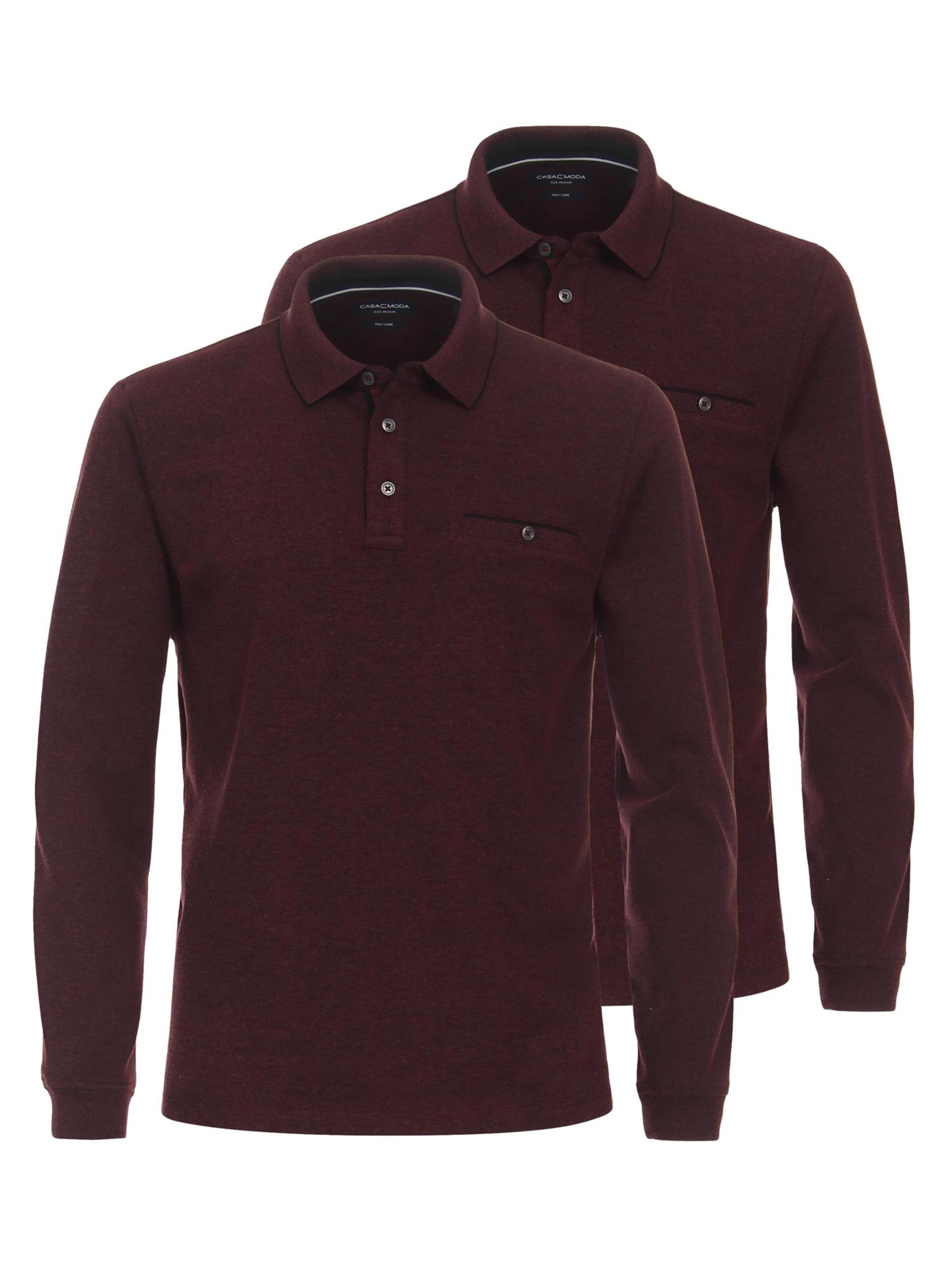 CASAMODA Shirt 'Basic' in M/Regular in Dark red, Item view