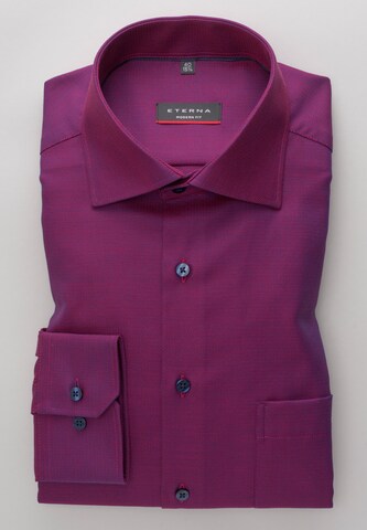 ETERNA Slim fit Business Shirt 'MODERN FIT' in Purple