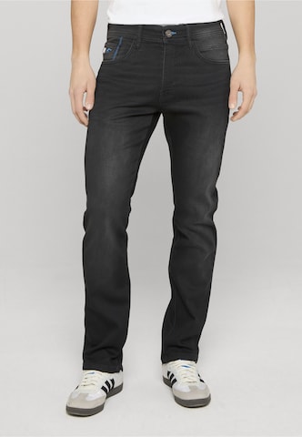 INDICODE JEANS - regular Vaquero 'Coil' en negro: frente