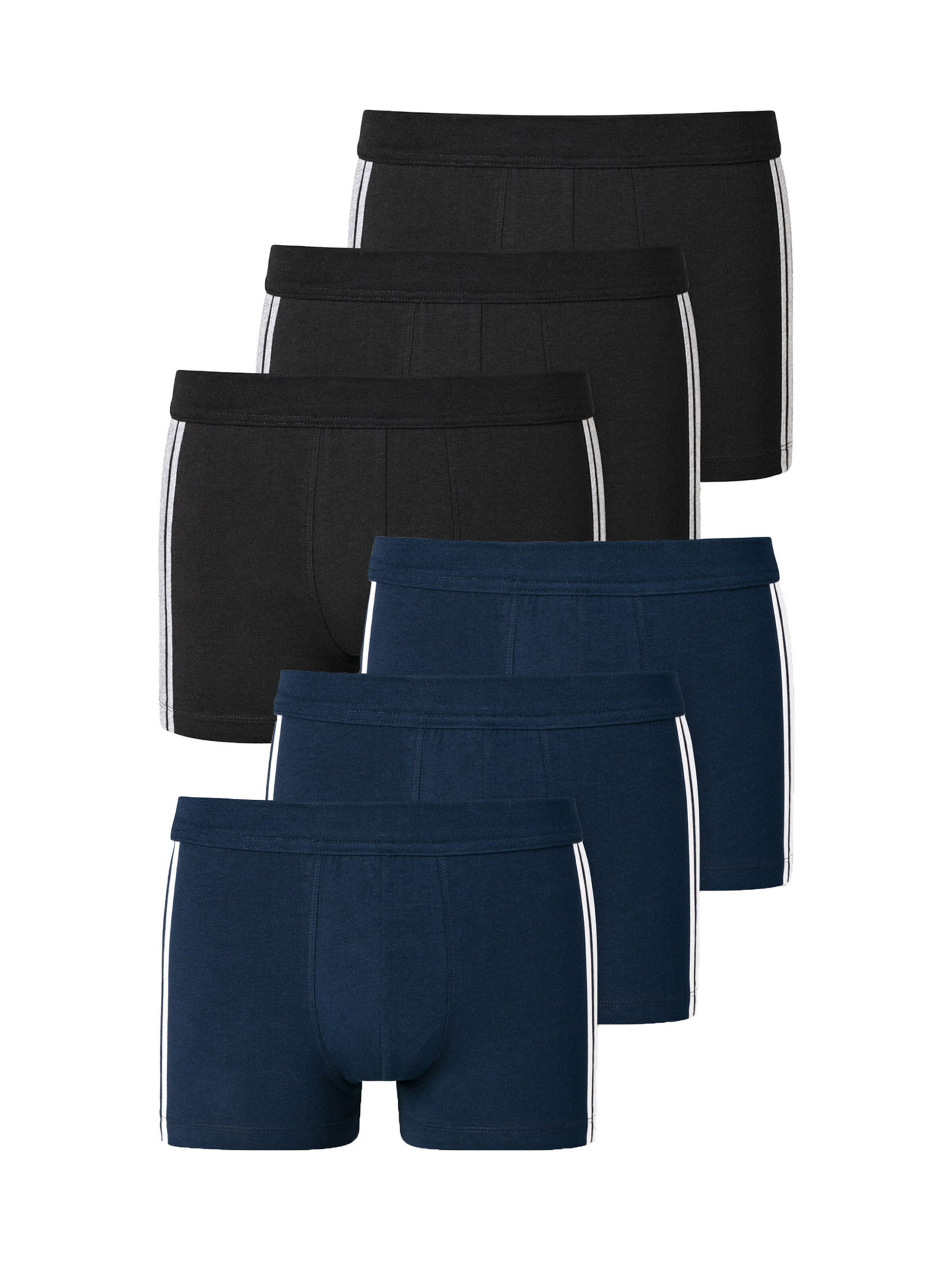 SCHIESSER Retro Boxer ' 95/5 Stretch ' in Schwarz: Vorderseite