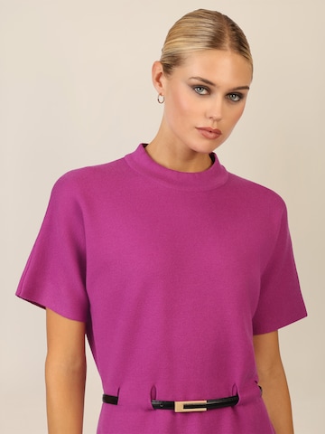 APART Knitted dress in Purple