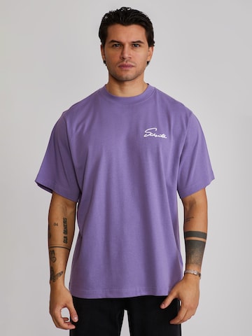 Maglietta di SikSilk in lilla: frontale