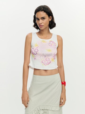 Desigual Koszulka w kolorze biały: przód