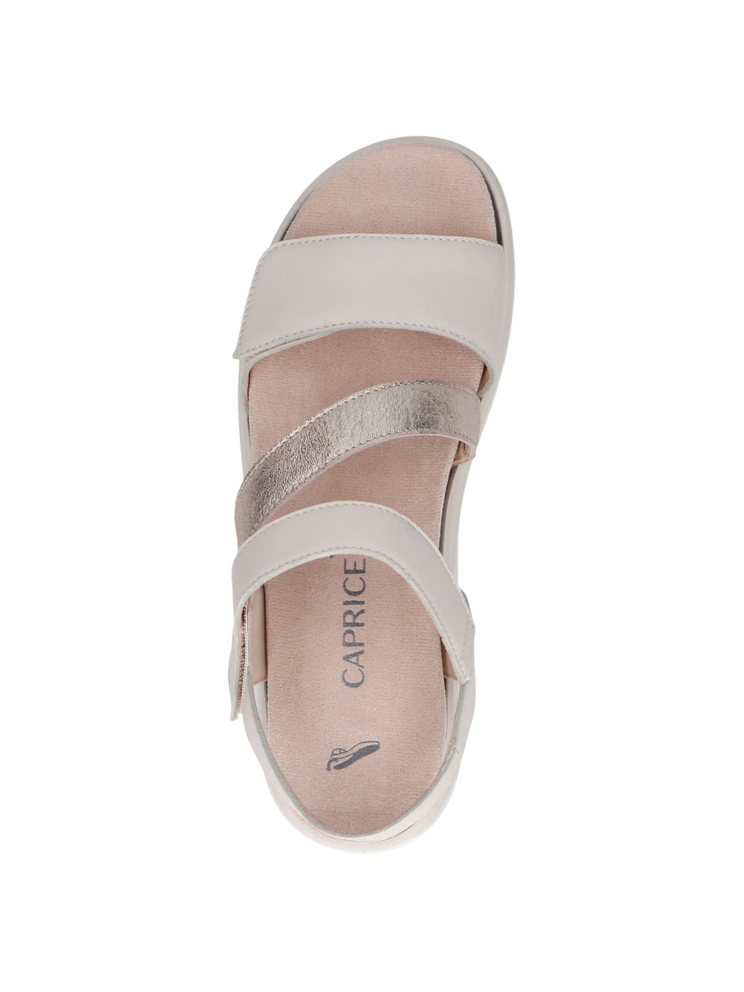 CAPRICE Strap Sandals in White