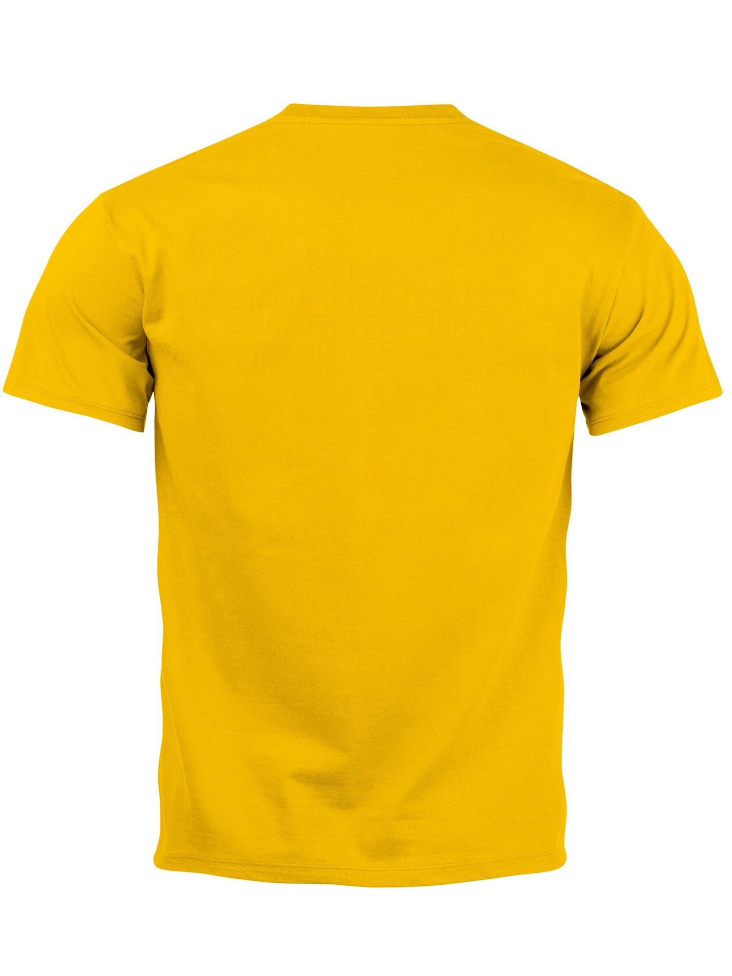 Neverless Shirt 'California' in Yellow