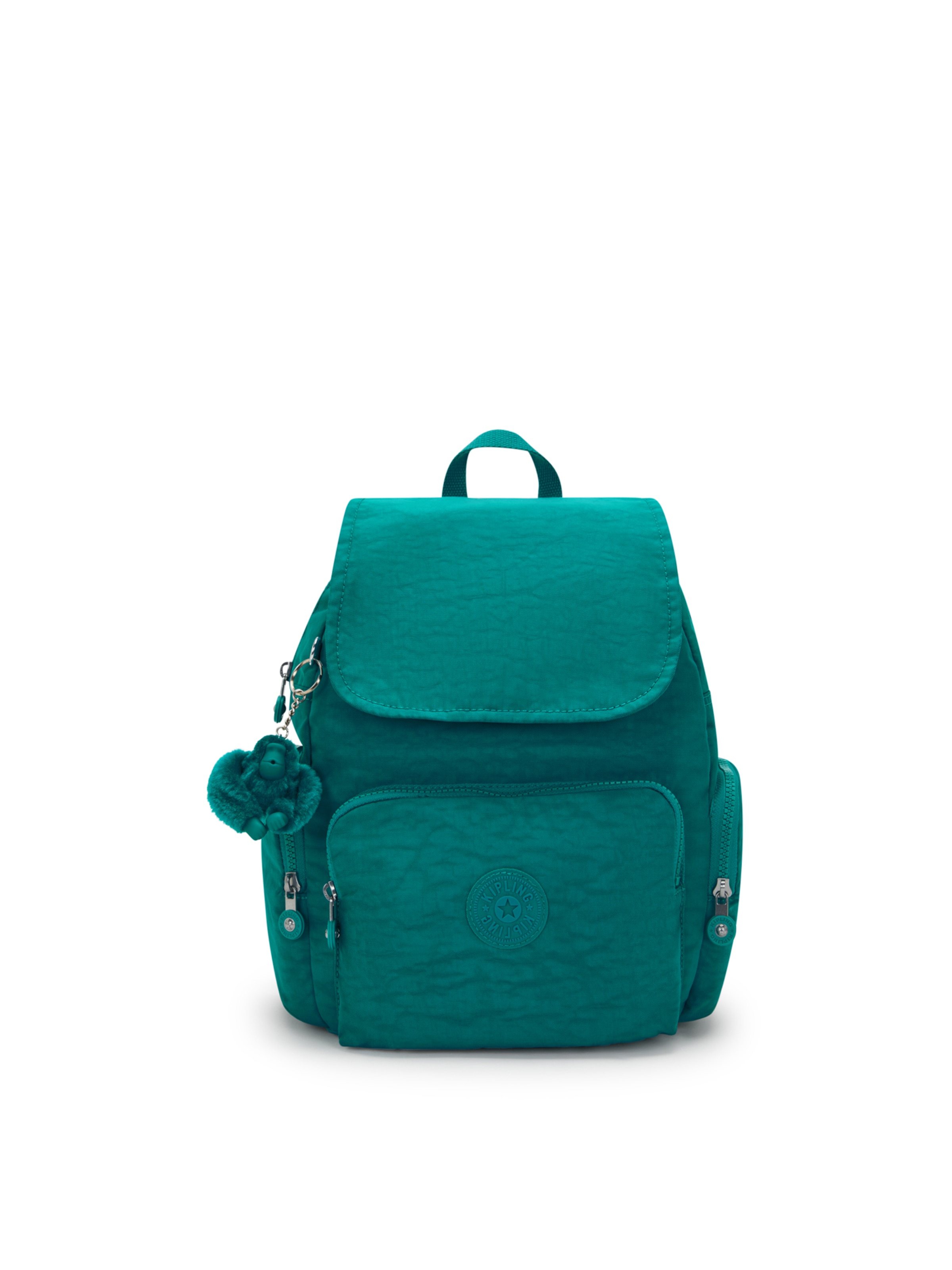 KIPLING Backpack 'City Zip S' in Green: front