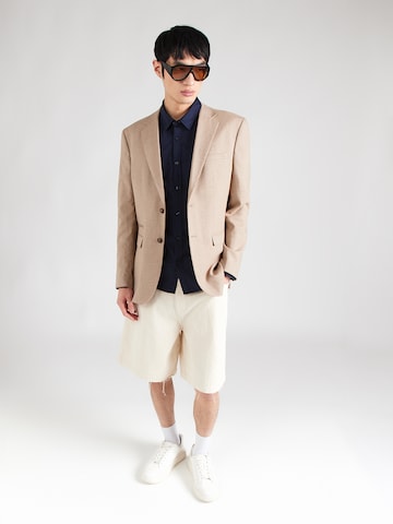 MUSTANG Slim Fit Hemd 'Style Canton' in Blau