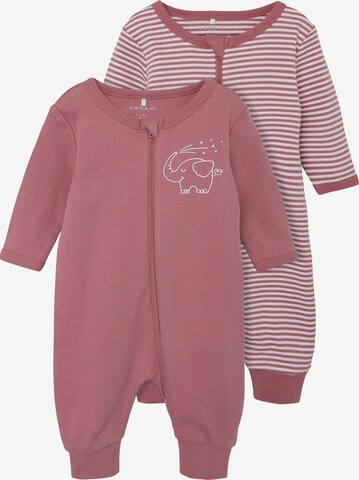 NAME IT Pajamas in Pink: front