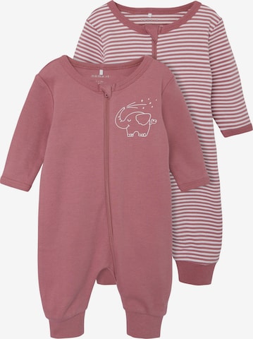 NAME IT Pajamas in Pink: front