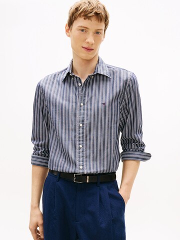 TOMMY HILFIGER Regular fit Overhemd in Blauw: voorkant
