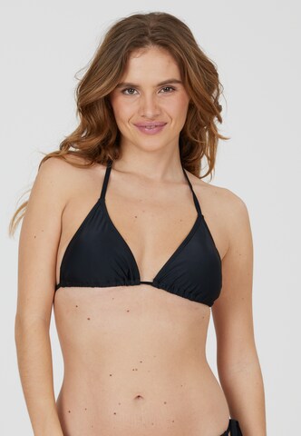 Cruz Triangel Bikinitop 'Monique' in Zwart: voorkant