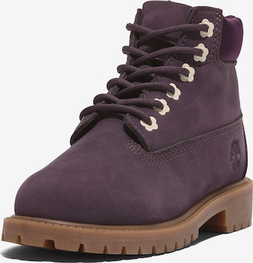 TIMBERLAND Ботинки в Лиловый: спереди