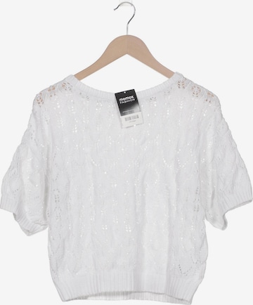 MORE & MORE Pullover XS in Weiß: Vorderseite