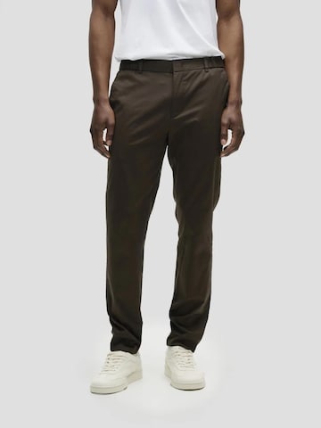 SANVT Regular Chino Pants 'The Smart Chino' in Brown: front