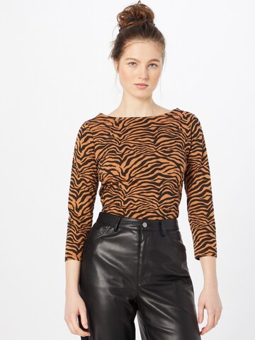 Dorothy Perkins Shirt 'Zebra' in Braun: predná strana