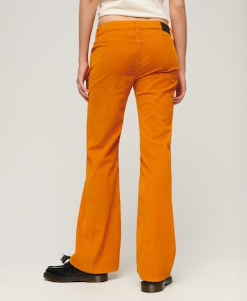Superdry Flared Pants in Orange