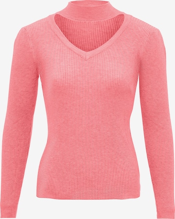 leo selection Sweater in Pink: front