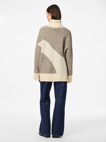 PIECES Sweater 'PCLINNA' in Brown