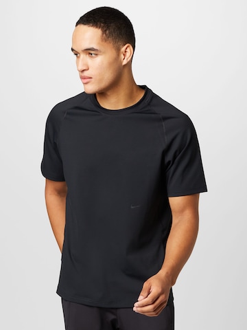 NIKE Performance Shirt 'Axis' in Black: front