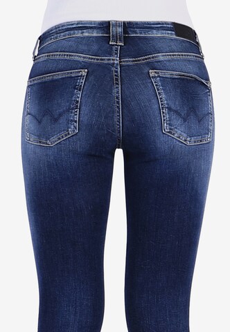 Le Temps Des Cerises Skinny Jeans 'POWERC' in Blue