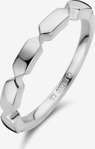 Ti Sento Milano Ring in Silver: front