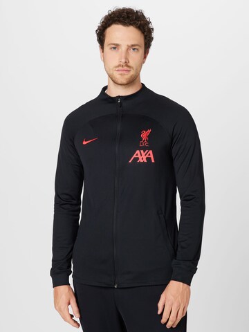 Vestes d’entraînement 'FC Liverpool' NIKE en noir : devant