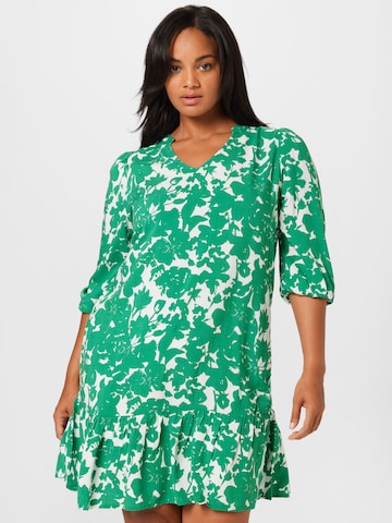 ONLY Carmakoma Dress 'GRETHA' in Green: front