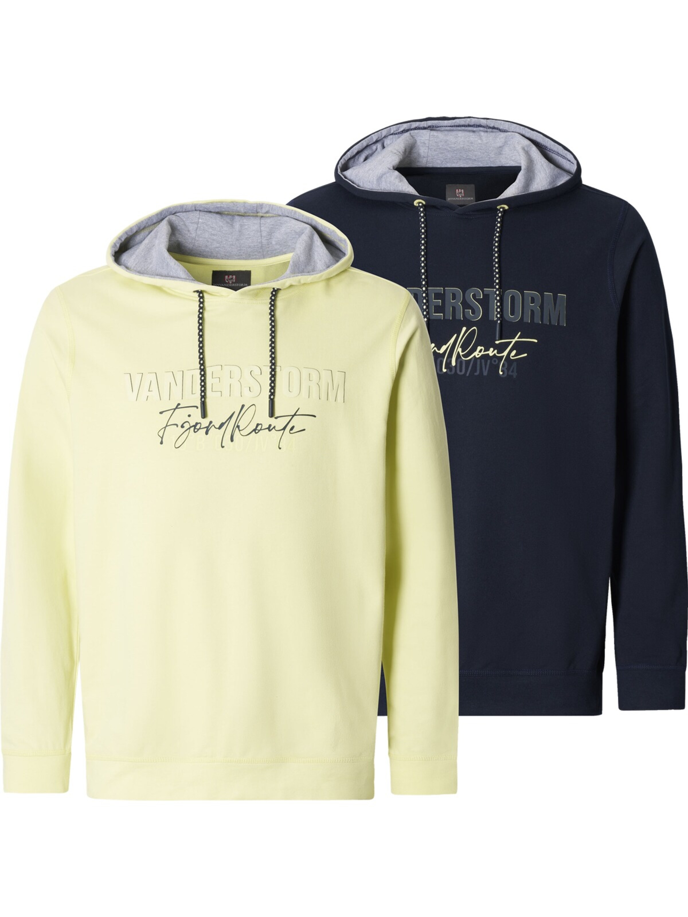 Jan Vanderstorm Sweatshirt 'Ledvor' in Yellow: front