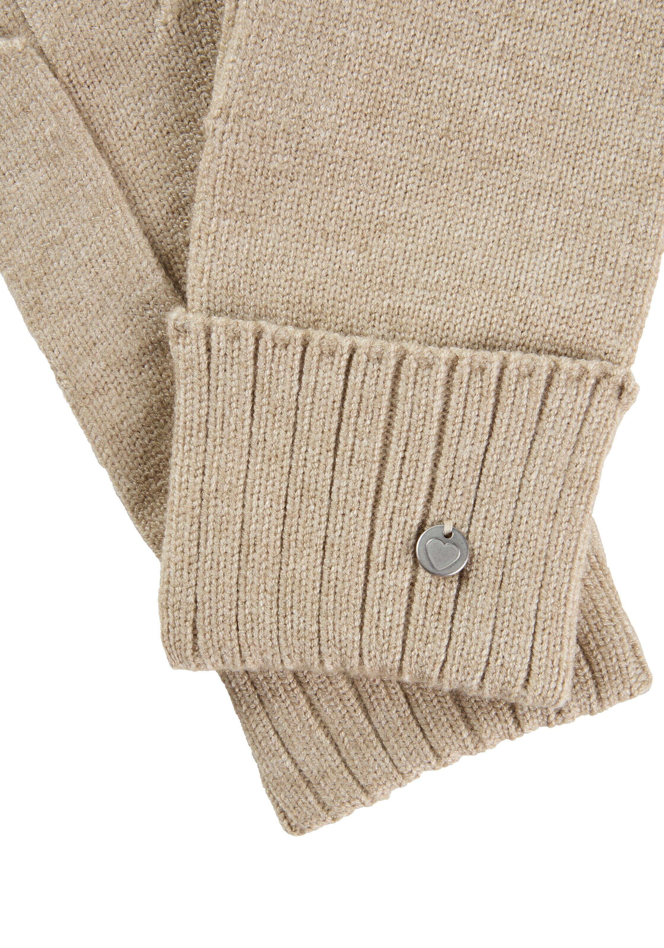 LAURA SCOTT Mütze & Handschuhe in Beige