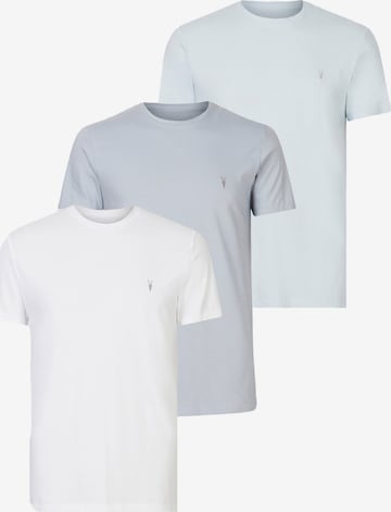 AllSaints - Camisa 'Tonic' em azul: frente