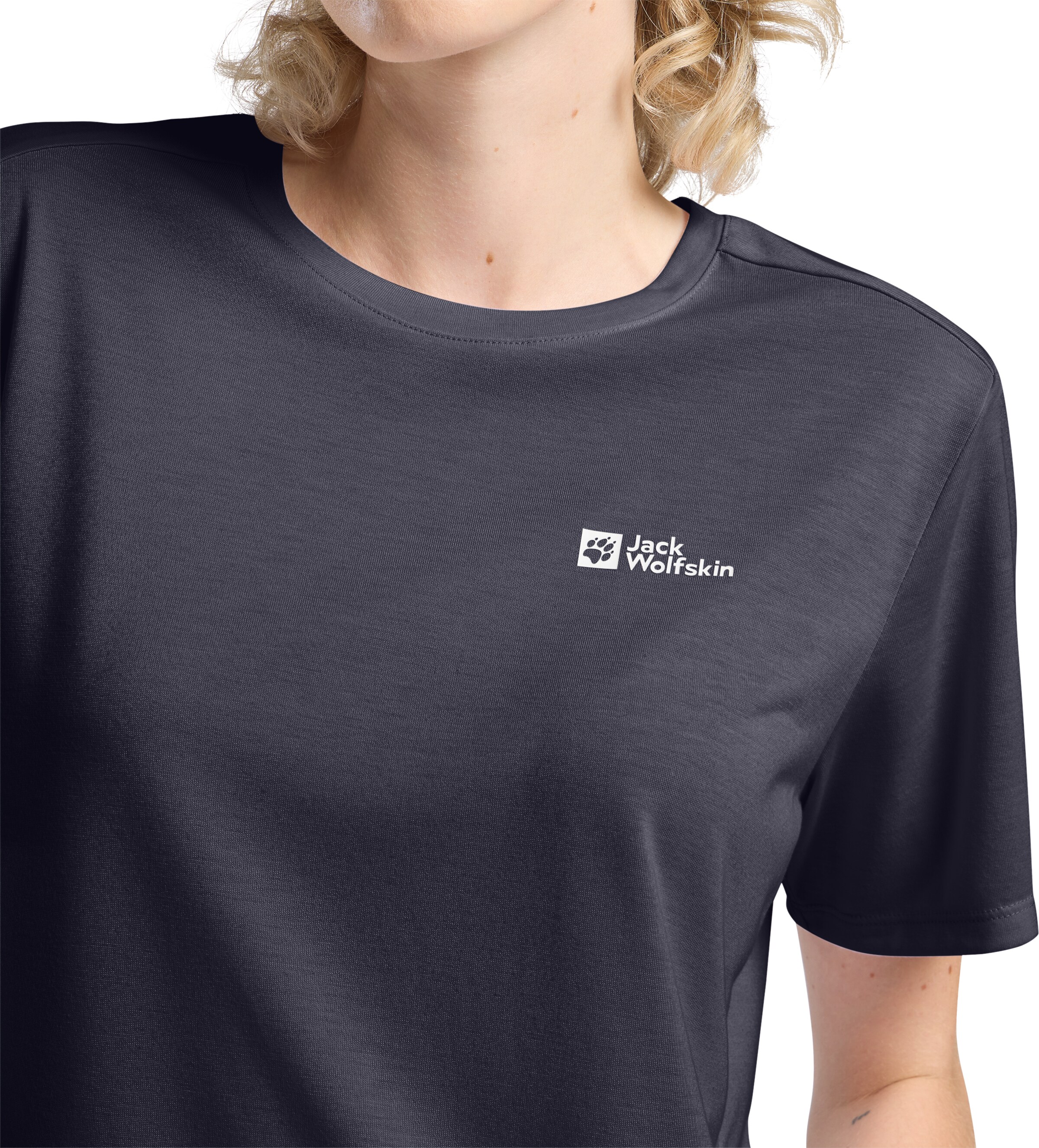 JACK WOLFSKIN Performance Shirt in Grey