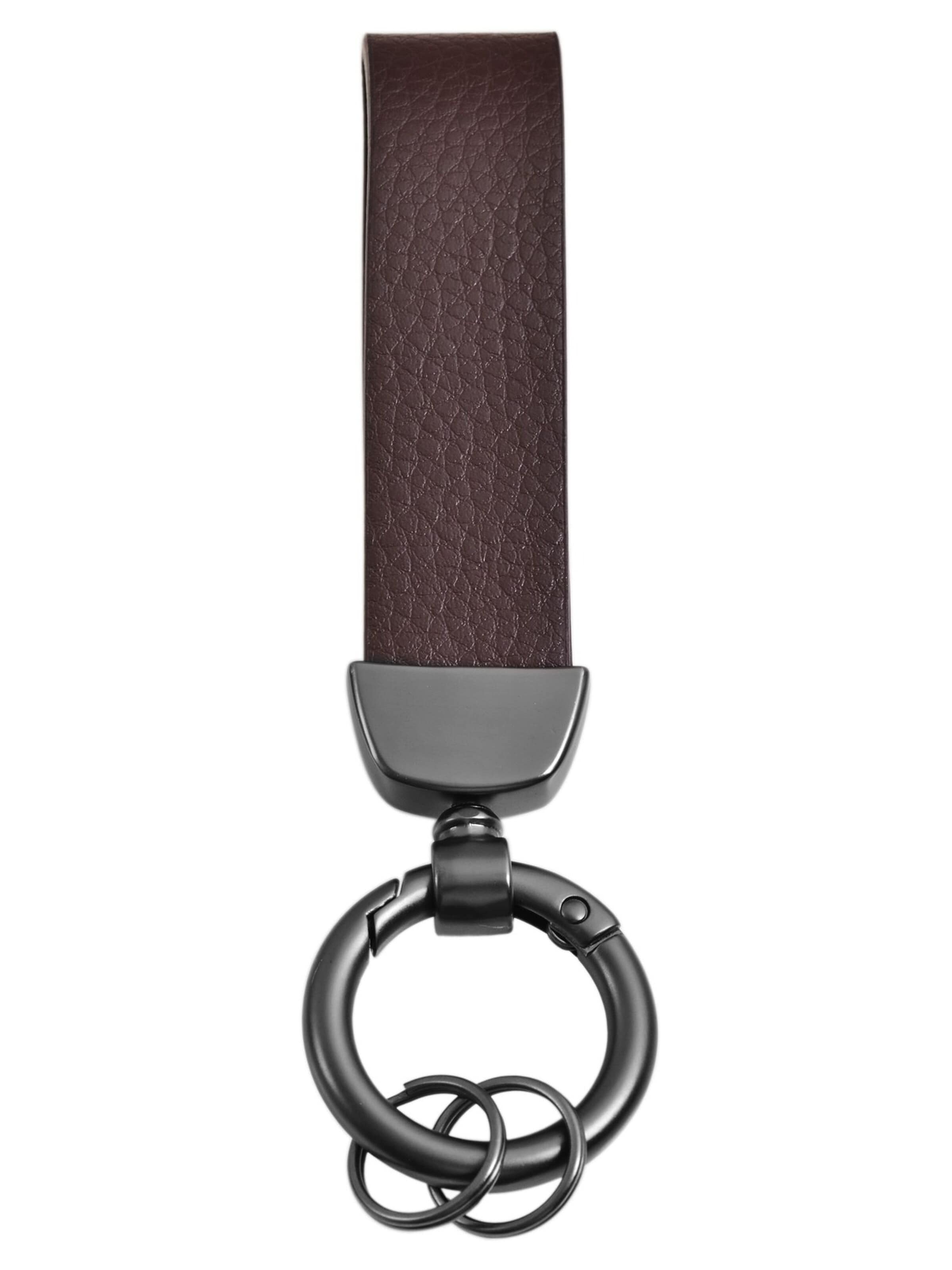 Akzent Key Ring 'Alec' in Brown