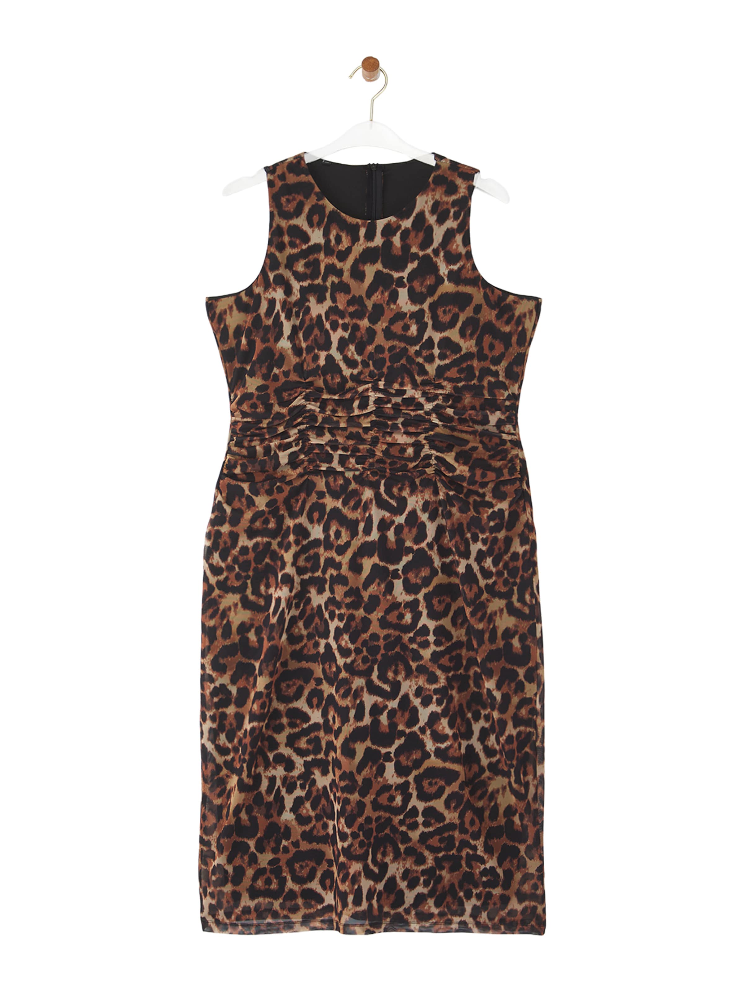 Trendyol Curve Kleid in Braun: Vorderseite