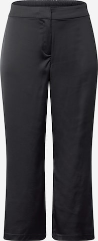 EVOKED Szeroka nogawka Spodnie 'VIKAY' w kolorze czarny: przód