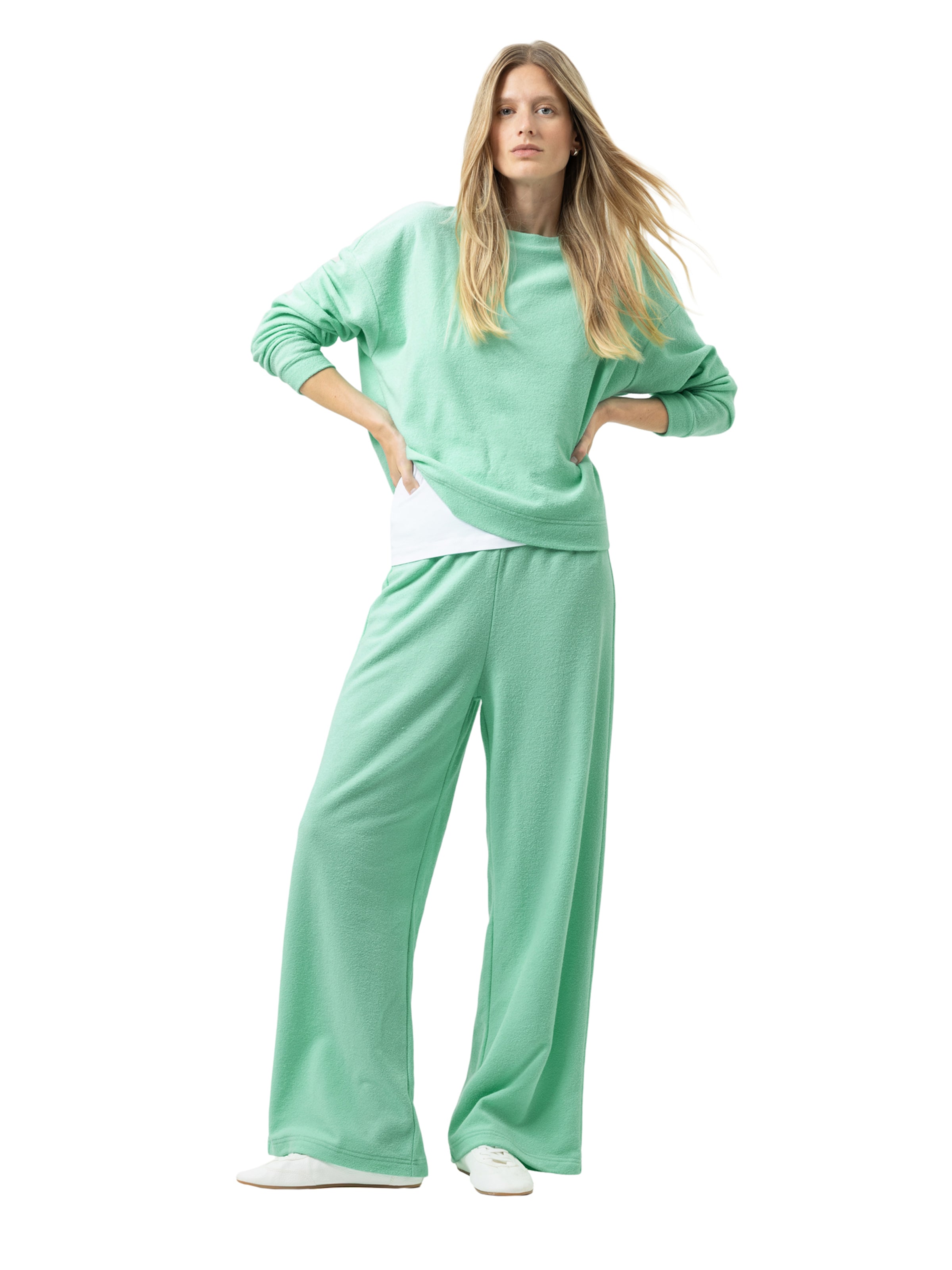 Mey Sweatshirt 'Beach' in Green