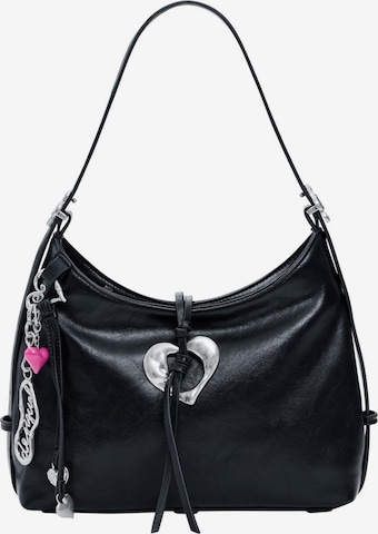 Desigual Olkalaukku 'Zalio' värissä musta: etupuoli