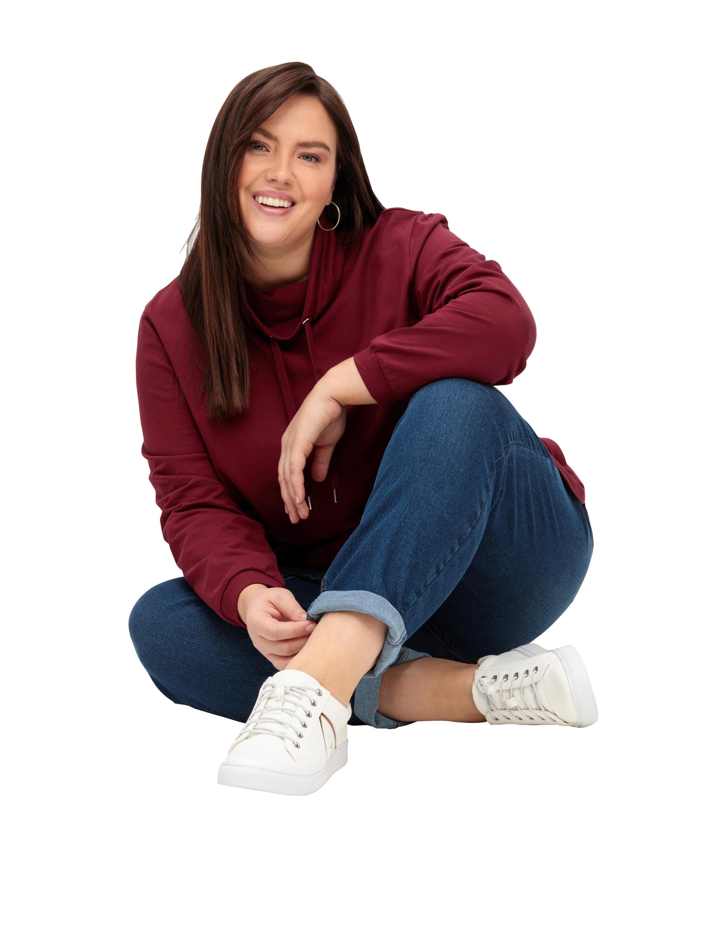 SHEEGO Слим Джинсы в Синий