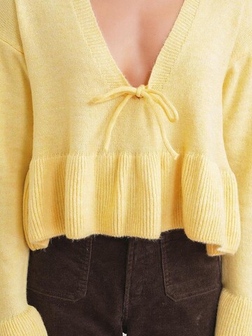 Pull-over 'Pullover' MixRay en jaune