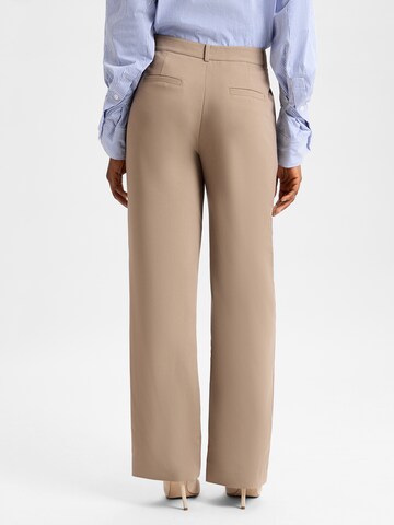 JOOP! Wide leg Trousers 'Pia' in Beige