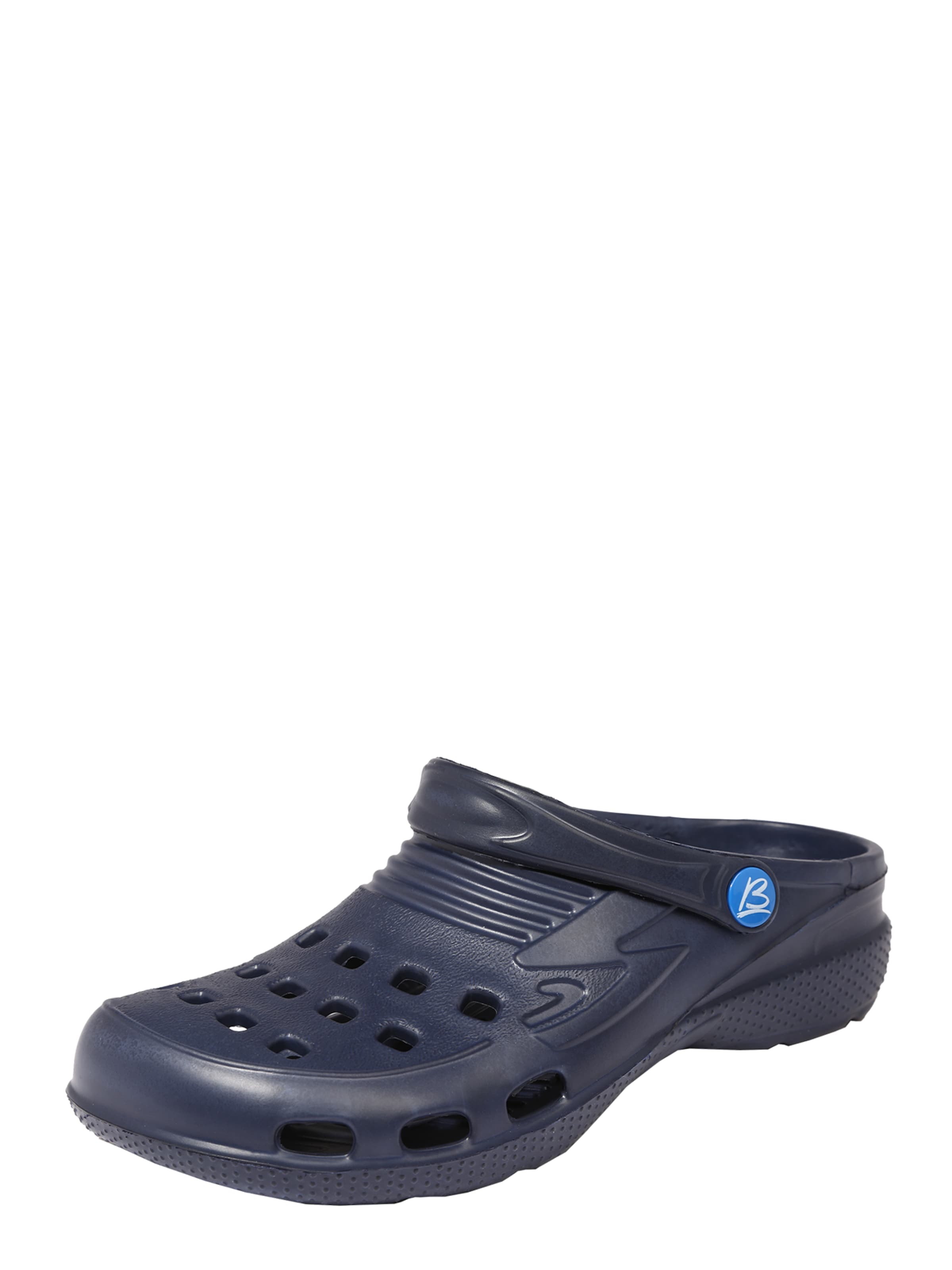 Calzatura aperta di BECK in blu: frontale