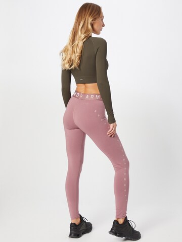 UNDER ARMOUR Skinny Workout Pants in Pink