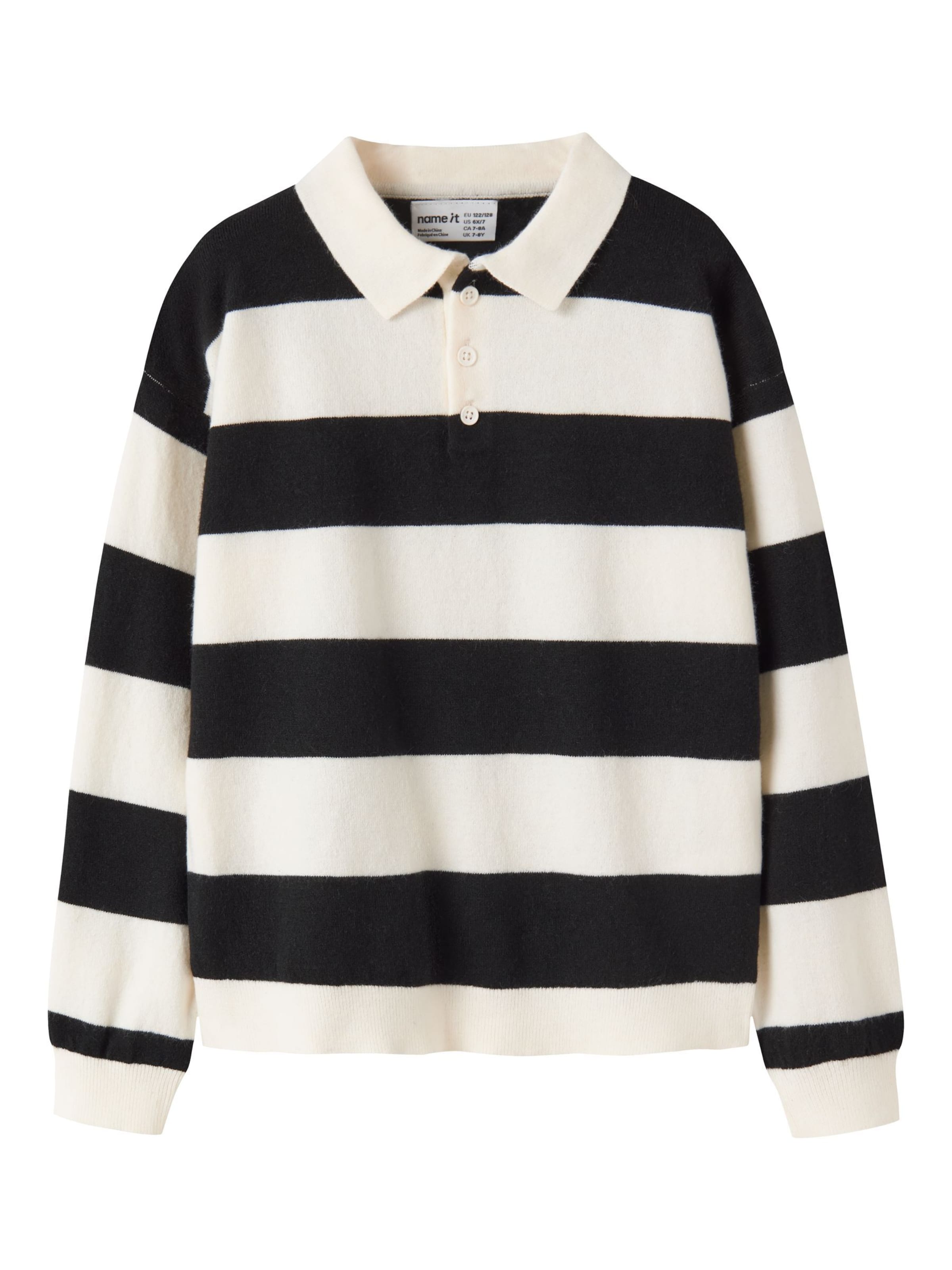 NAME IT - Camiseta en negro: frente