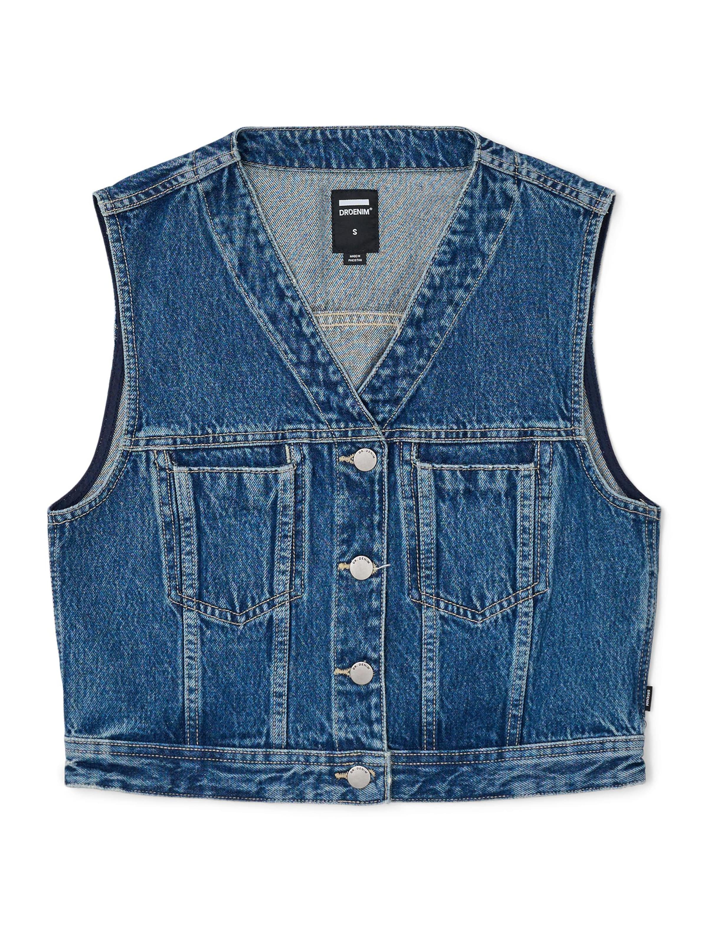 Dr. Denim Top 'Tina Top' in Blue: front