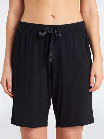 Pantalon de pyjama 'Mix & Relax' SCHIESSER en noir