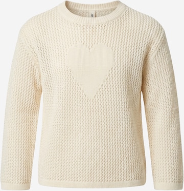 smėlio ABOUT YOU Megztinis 'Mara': priekis