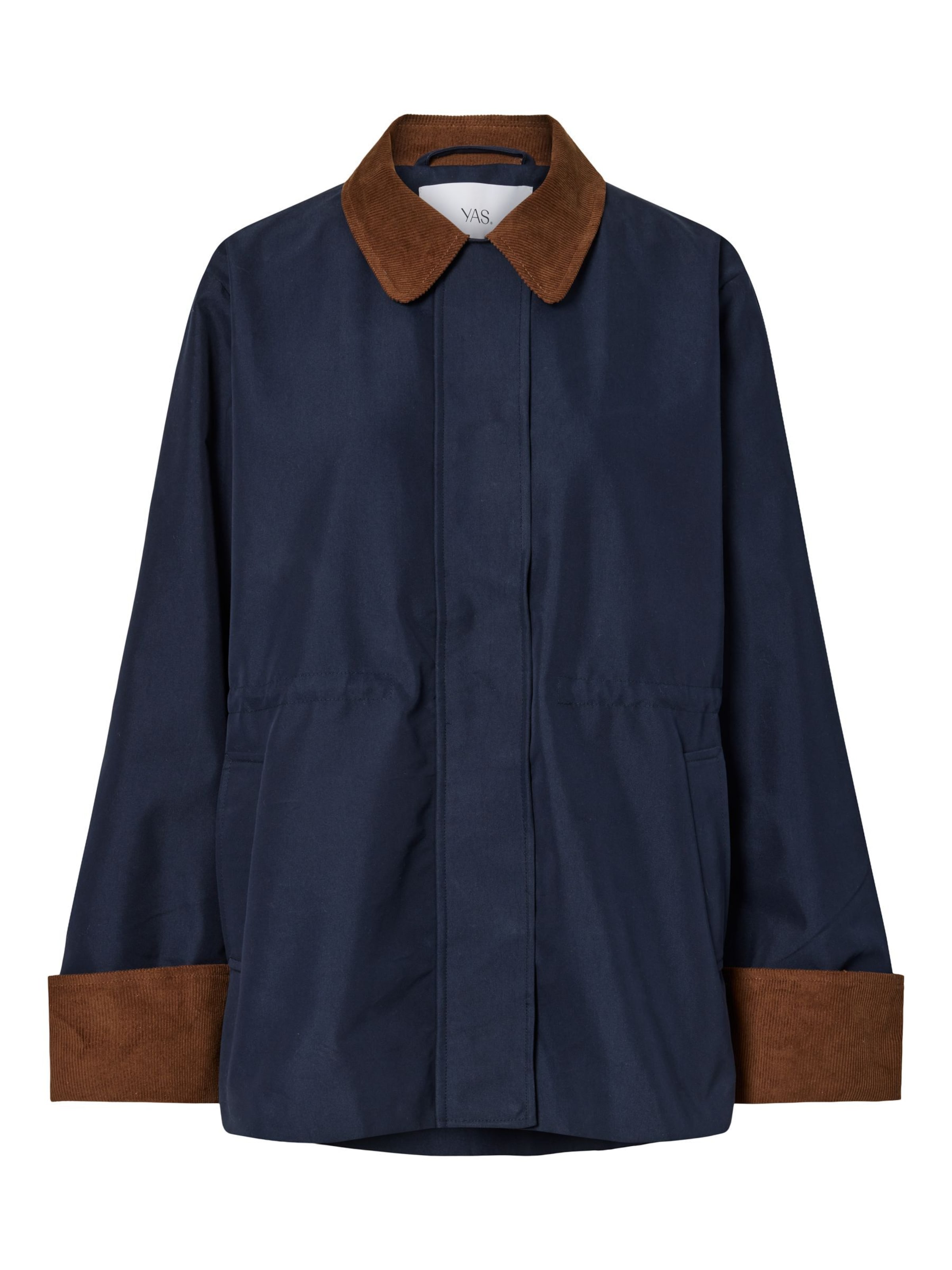 YAS Overgangsparka 'YASAnca' i blå: forside