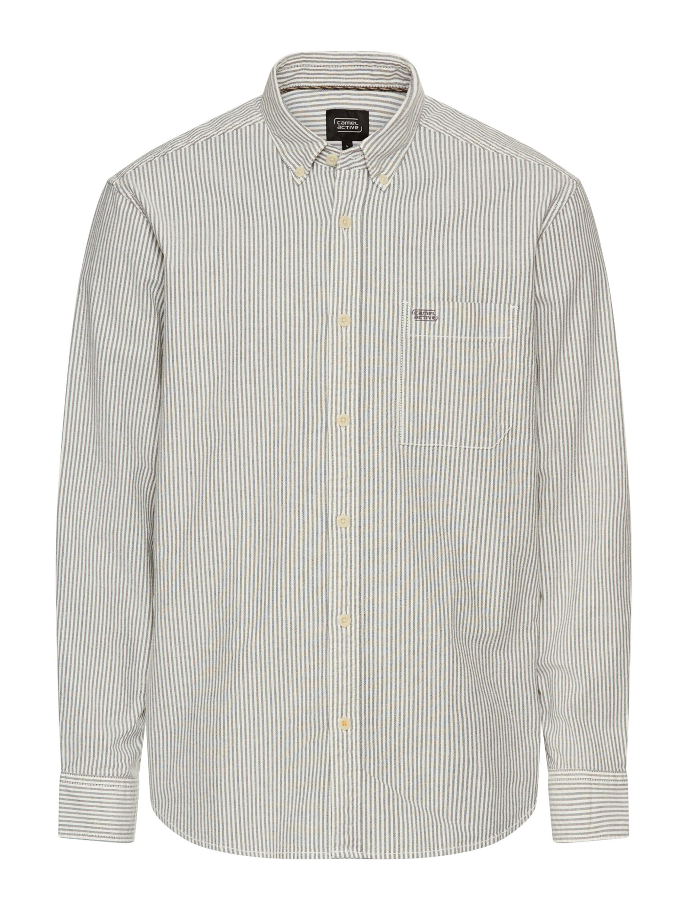 CAMEL ACTIVERegular Fit Košulja - siva boja: prednji dio