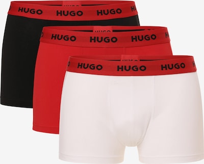 HUGO Boxershorts in beige / rot / schwarz, Produktansicht