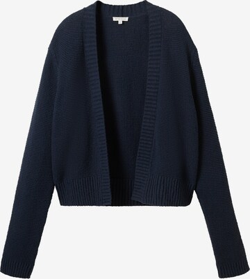 TOM TAILOR Knit Cardigan in Blue: front