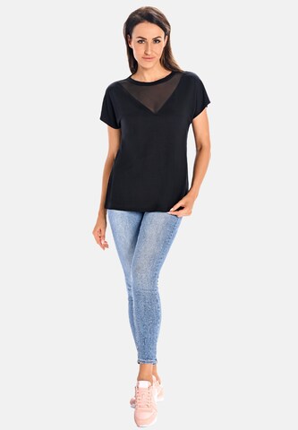 TEYLI T-Shirt 'Cora' (GRS) in Schwarz